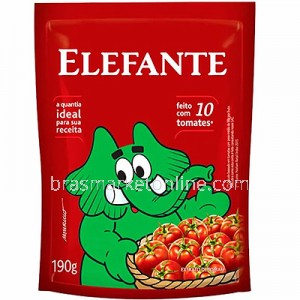 Extrato de Tomate Sachê 190g Elefante