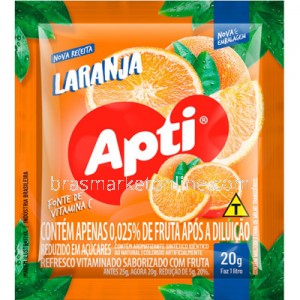 Suco em Pó de Laranja 20g Apti