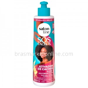 Ativador de Cachos SOS Cachos 10 em 1 300ml Salon Line