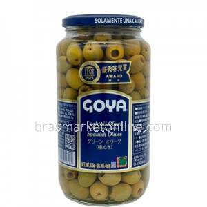 Azeitona Verde S/Caroço 875g Goya