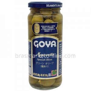 Azeitona Verde c/c Inteira 348g Goya