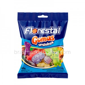 Bala Gomas Ursinhos 60g Florestal