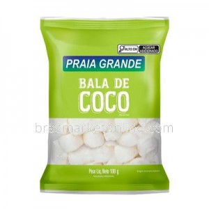 Bala de Coco 100g Praia Grande