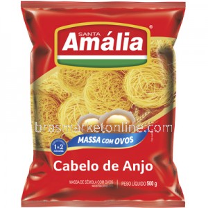 Macarrão Cabelo de Anjo 500g Santa Amália