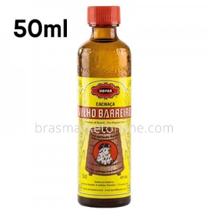 Cachaça 50ml Velho Barreiro