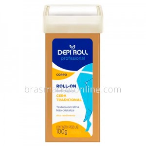 Cera Depilatória Roll-On Tradicional Refil 100g Depi Roll