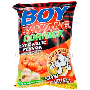 Cornick Hot Garlic Flavor 90g Boy Bawang