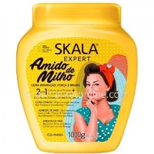 Creme p/ Pentear 2em1 + Amido de Milho 1kg Skala