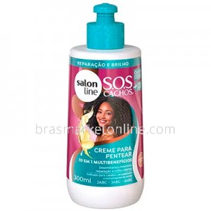 Creme p/ Pentear SOS Cachos 10 em 1 300ml Salon Line
