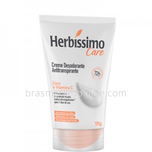 Desodorante Coco e Vitamina C 55g Herbissimo