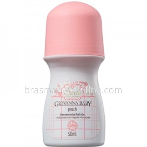 Desodorante Roll-On Peach 50ml Giovanna Baby