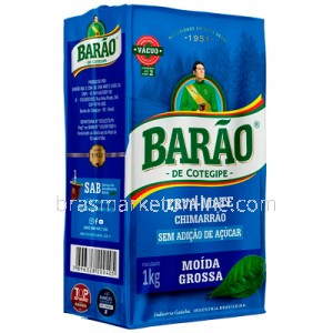 Erva Matte Chimarrão Grossa 1Kg Barão de Cotegipe