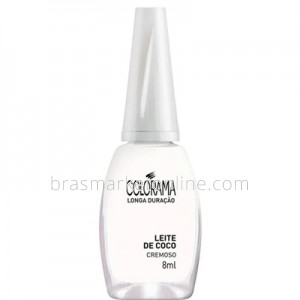 Esmalte Cremoso Intenso Leite de Coco 8ml Colorama