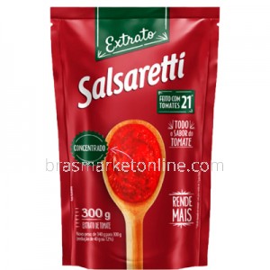 Extrato de Tomate Trad. Pouch 300g Salsaretti