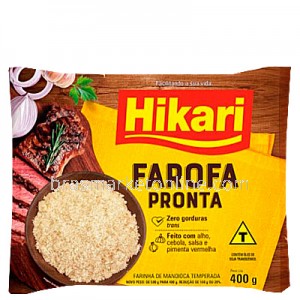 Farofa de Mandioca Pronta 400g Hikari 