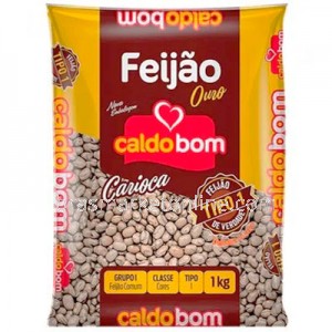 Feijão Carioca 1kg Caldo Bom