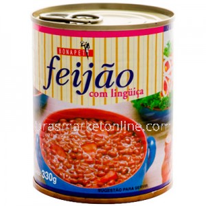 Feijão com Linguiça 330g Bonapetit