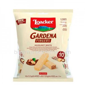Gardena Fingers Hazelnut White 125g Loacker