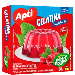 Gelatina Framboesa 20g Apti 