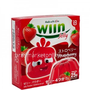 Gelatina Morango 25g Wiin