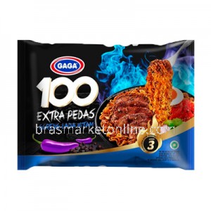 Instant Noodles Goreng Lada Hitam 70g Gaga