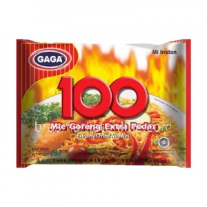 Instant Noodles Mie Goreng Extra Pedas 70g Gaga