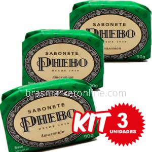 Sabonete Amazonian 90g x 3 - Phebo