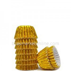 Forminha Laminada Ouro N5 100un. Bax
