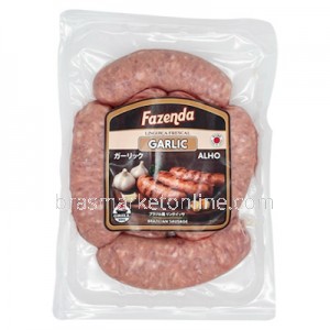 Linguiça c/ Alho 600g Da Fazenda