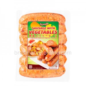 Linguiça c/ Legumes 450g Da Fazenda 