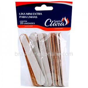 Lixa para unhas Mini Pct. 20un Sta Clara 