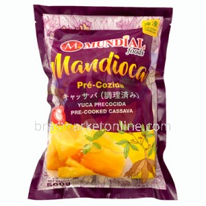 Mandioca Pré-Cozida 500g Mundial Foods