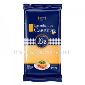 Massa de Lasanha Tipo Caseira 500g De 