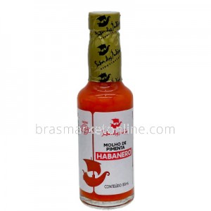 Molho de Pimenta Habanero 55ml Sabor das Índias