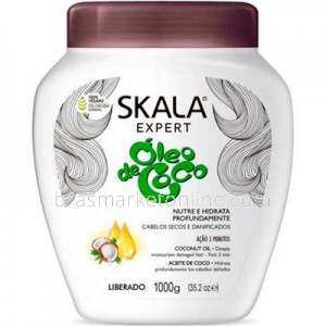 Creme de Trat. Óleo de Coco 1kg Skala