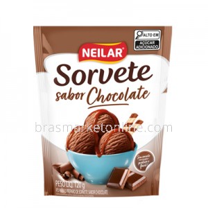 Pó p/ Sorvete Chocolate 120g Neilar