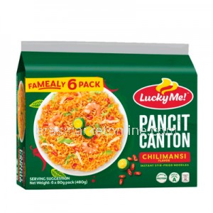Pancit Canton Chilimansi 6 x 60g Lucky Me!