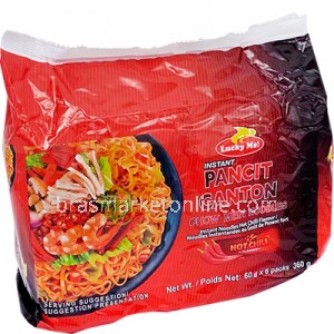 Pancit Canton Hot Chili 6 x 60g Lucky Me!