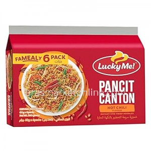 Pancit Canton Hot Chili 6 x 60g Lucky Me!