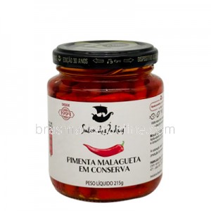 Pimenta Malagueta em Conserva 215g Sabor das Índias