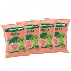 Polpa de Goiaba Integral 4 x 100g Polpanorte