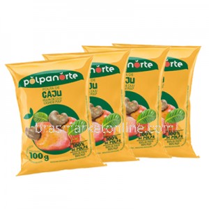 Polpa de Cajú 4 x 100g Polpanorte