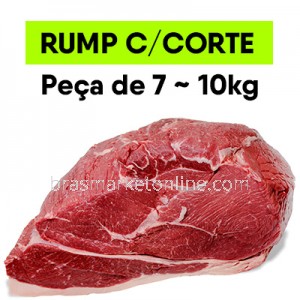RUMP Peça Alcatra c/ Picanha, Peso 5~8kg (( Com Corte )) COD. 8112