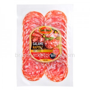Salame Napoli Fatiado 80g Santo Amaro