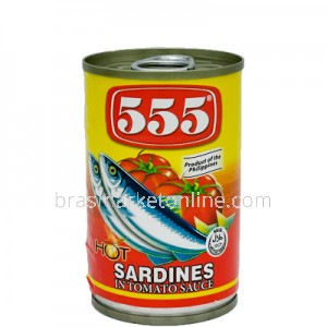 Sardines In Tomato Sauce Hot 155g 555 