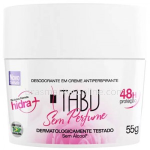 Desodorante em Creme Sem Perfume 55g Tabu