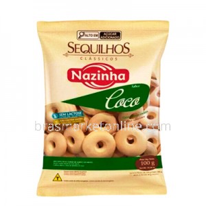 Sequilhos de Coco 100g Nazinha