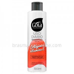 Shampoo Colageno 300ml Gota Dourada
