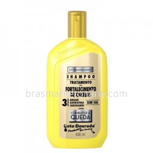 Shampoo Fortalecimento 430ml Gota Dourada