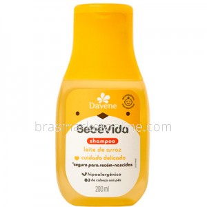 Shampoo Leite de Arroz 200ml Davene